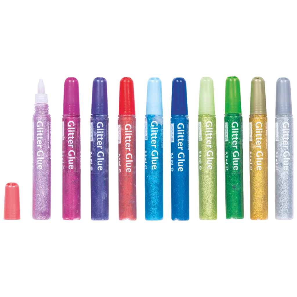 Glitterfarben-Set Glitter Glue | 105 ml
