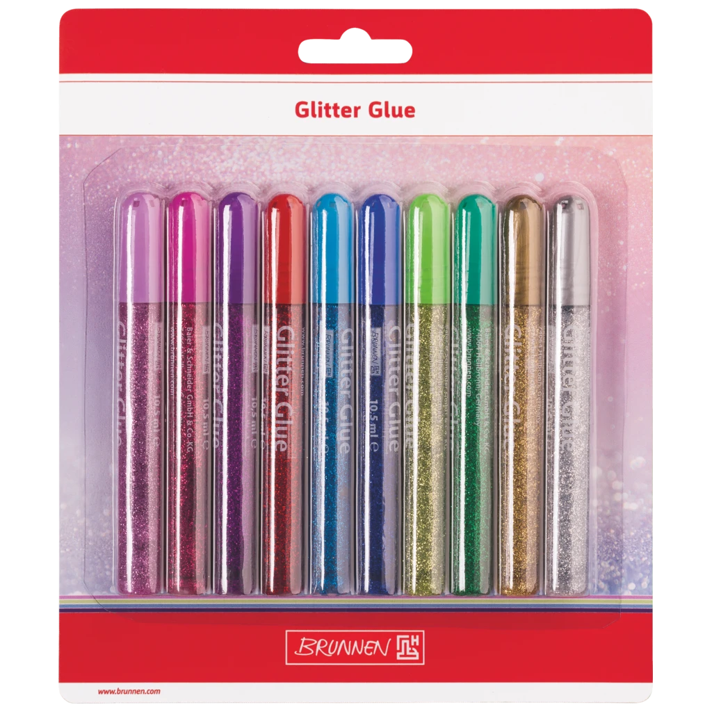 Glitterfarben-Set Glitter Glue | 105 ml