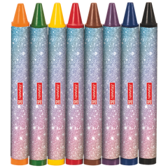 Wachsmalstifte-Set Magic Butterfly | rosarot/lila, 8 Stück