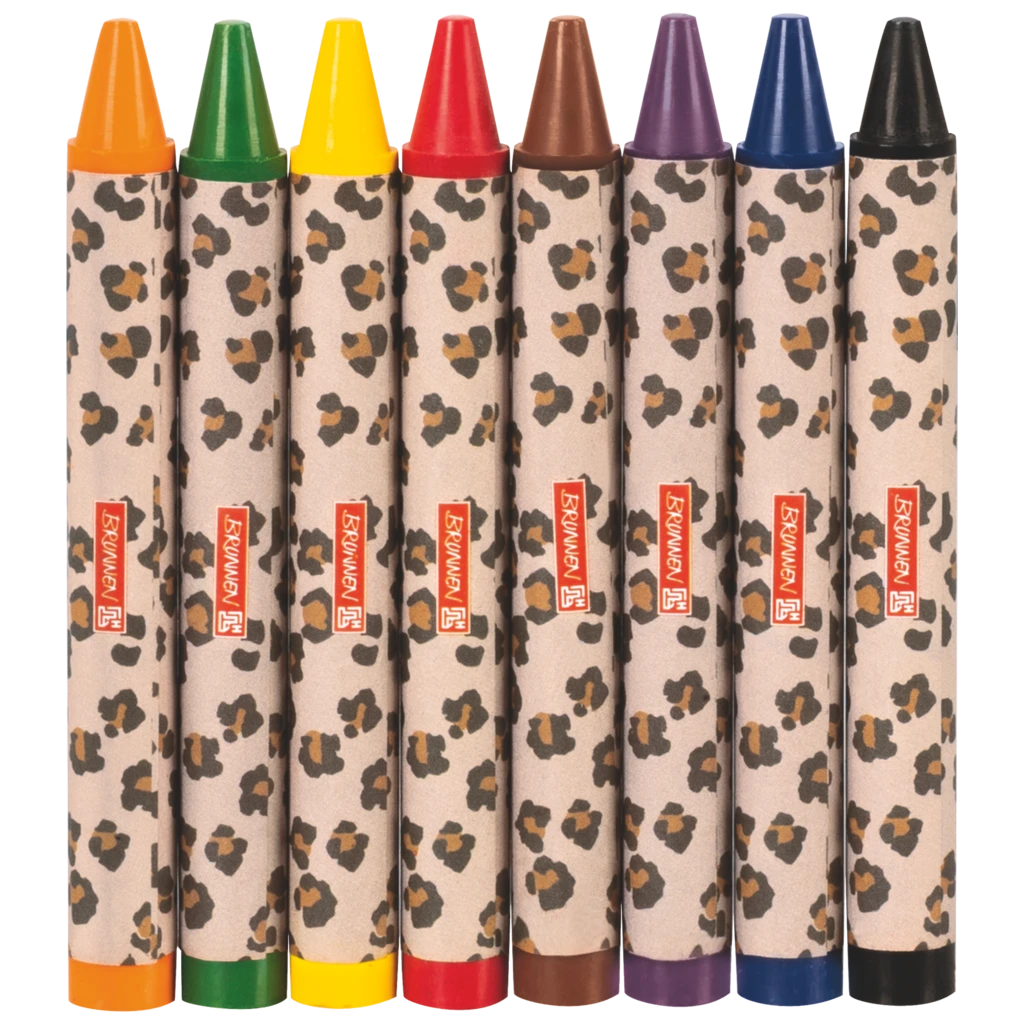 Wachsmalstifte-Set Sweet Wild Cat | 8 Stück