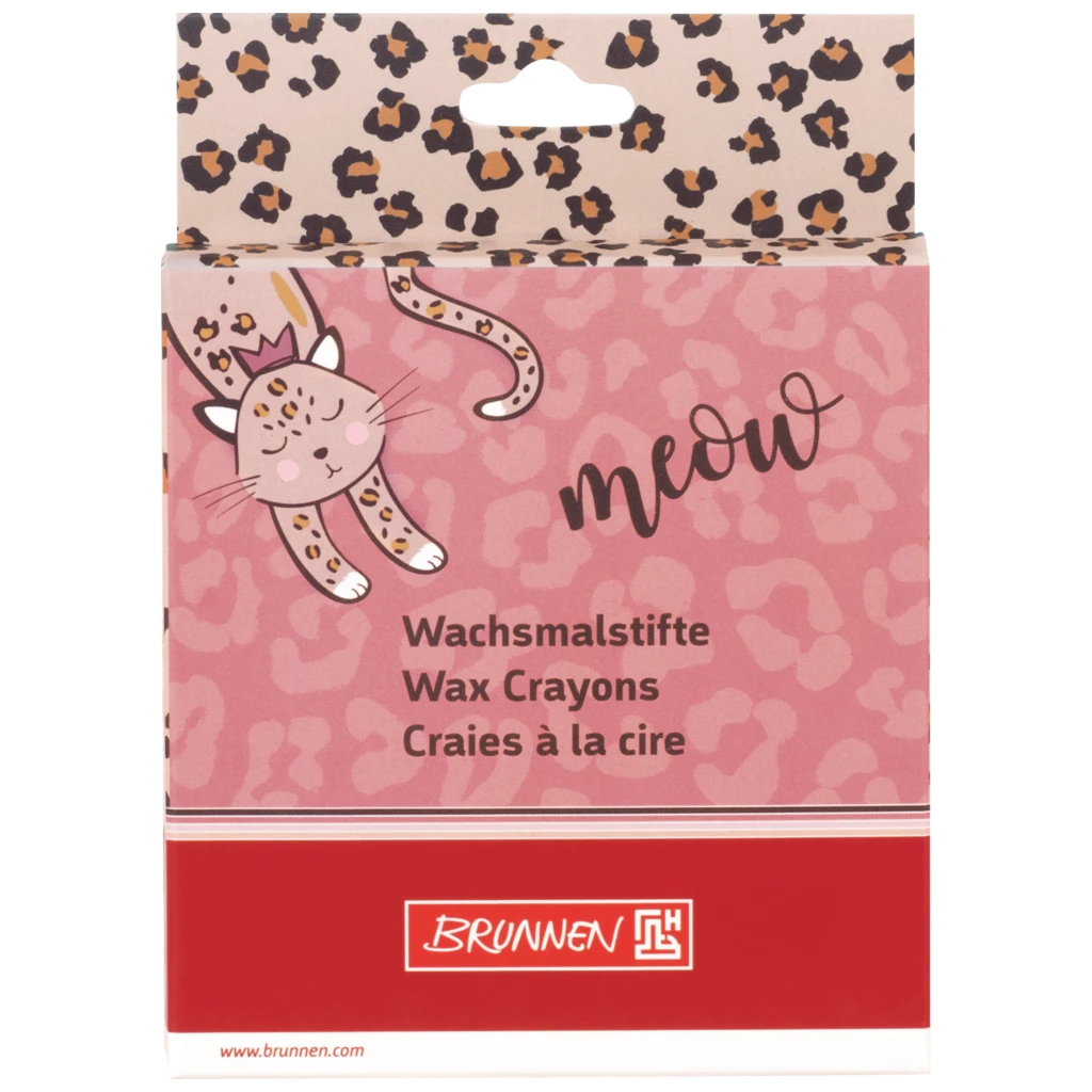 Wachsmalstifte-Set Sweet Wild Cat | 8 Stück