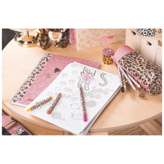 Wachsmalstifte-Set Sweet Wild Cat | 8 Stück