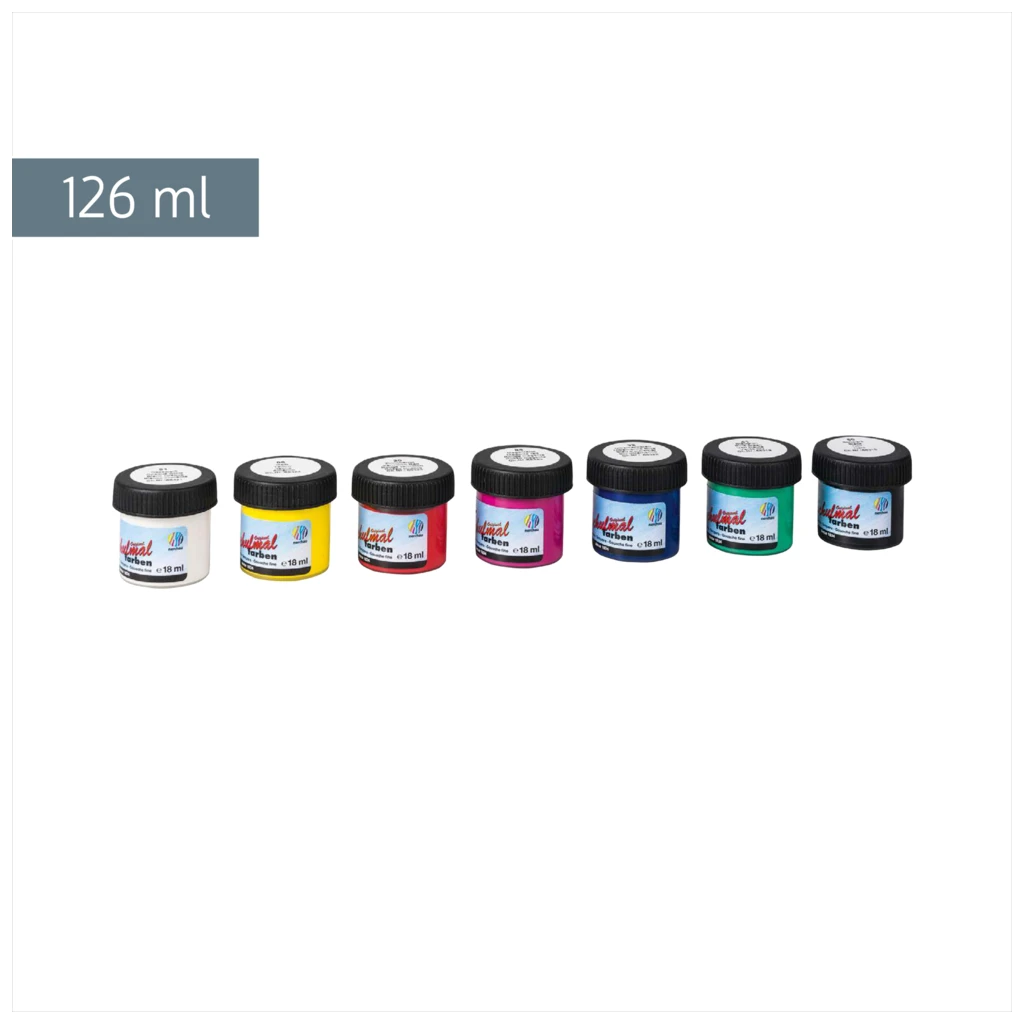 Schulmalfarben-Set | 126 ml