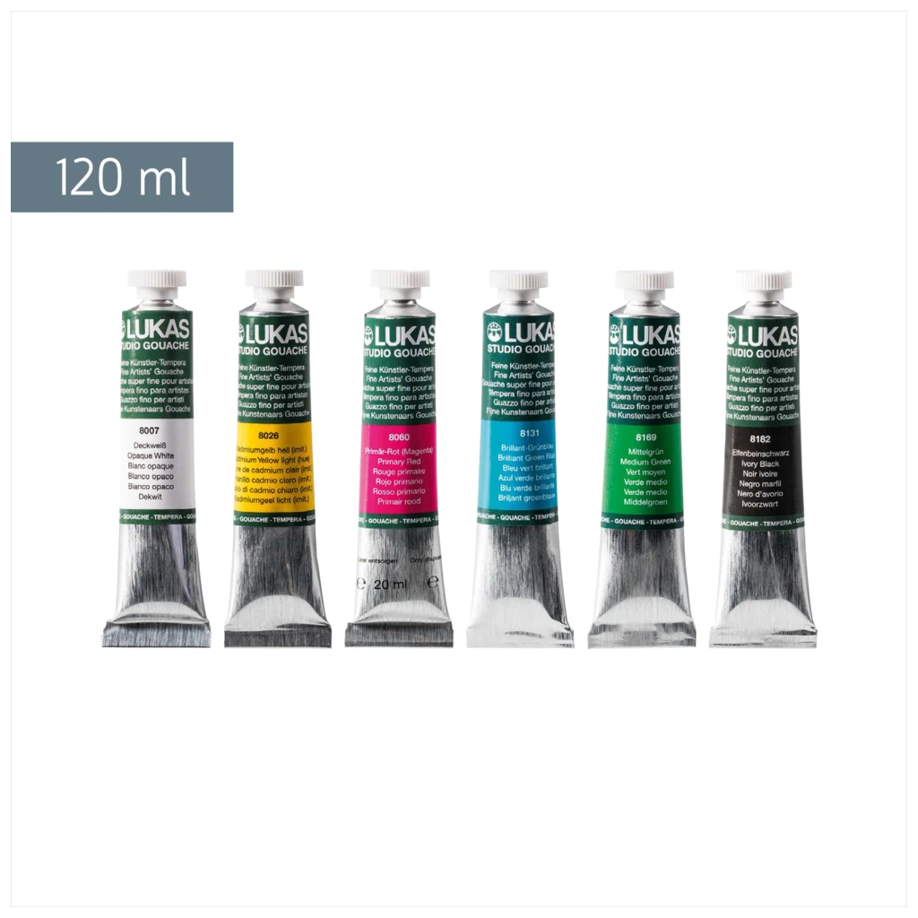 Temperafarben-Set | 120 ml