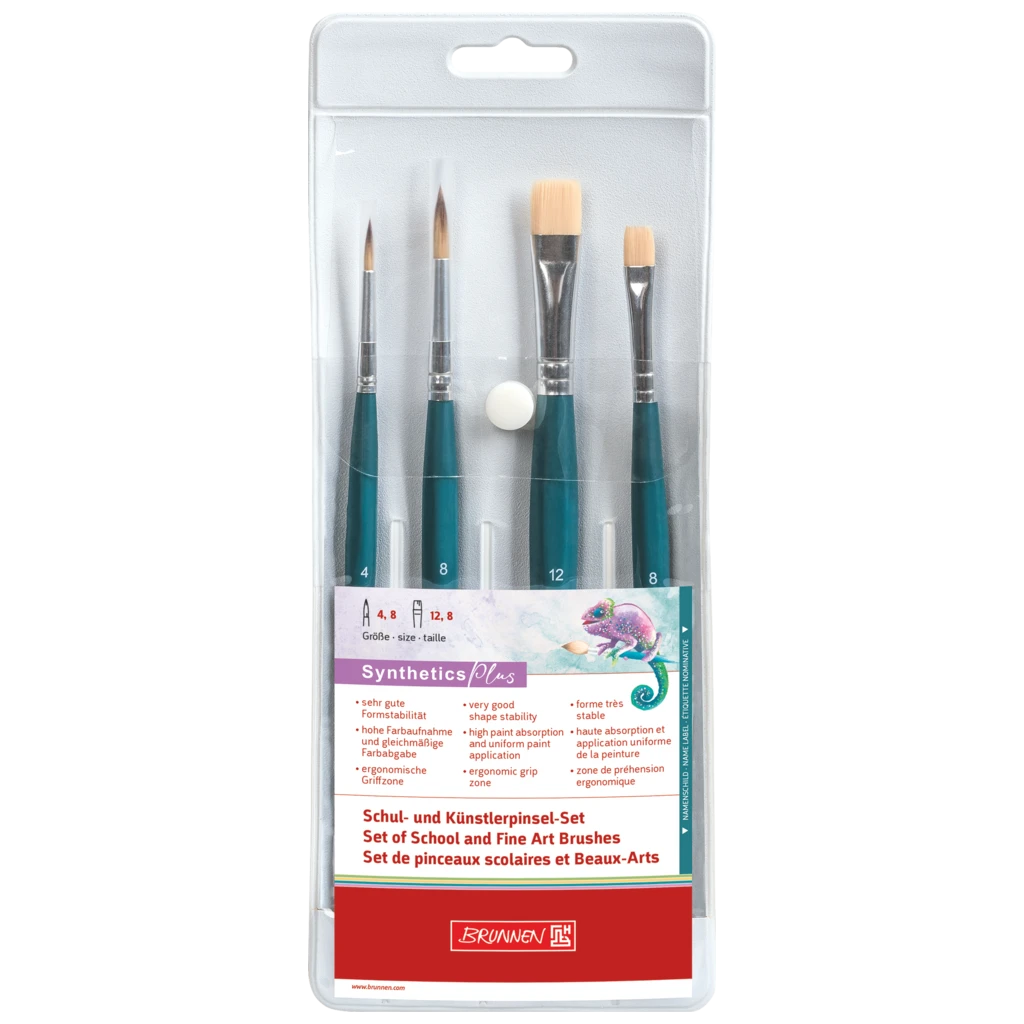 Kunsthaarpinsel-Set „Synthetics Plus“ Mix 1 | 4 Pinsel