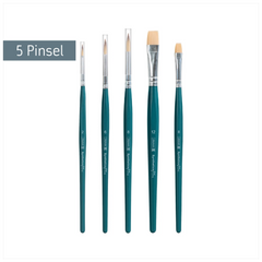 Kunsthaarpinsel-Set „Synthetics Plus“ Mix 2 | 5 Pinsel