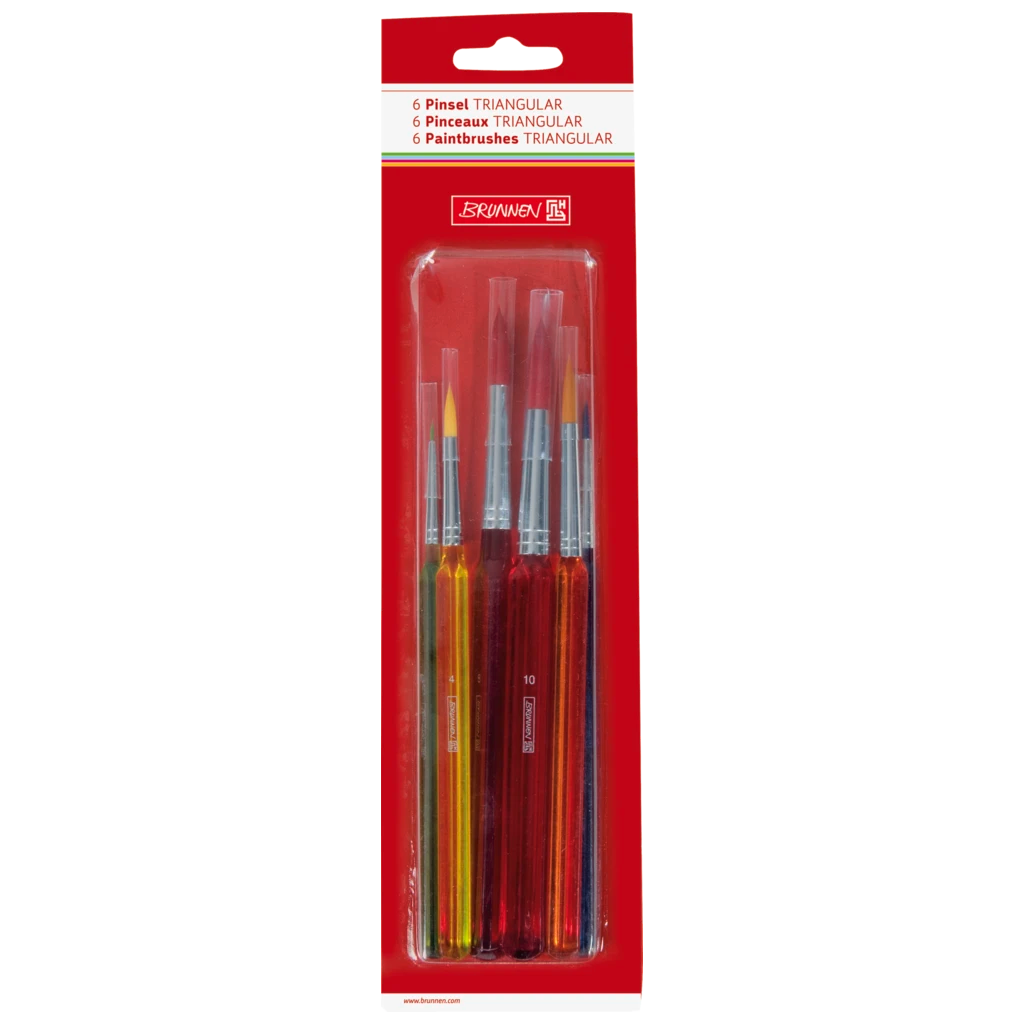 Schulpinsel-Set | 6 Pinsel