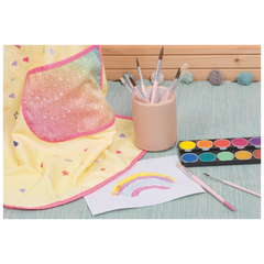 Schulpinsel-Set Magic Rainbow | rosa, 8 Pinsel