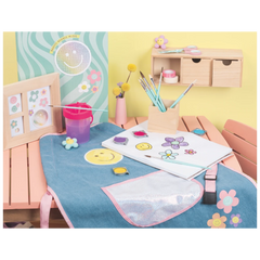 Schulpinsel-Set Happy Hippie | mint, 8 Pinsel