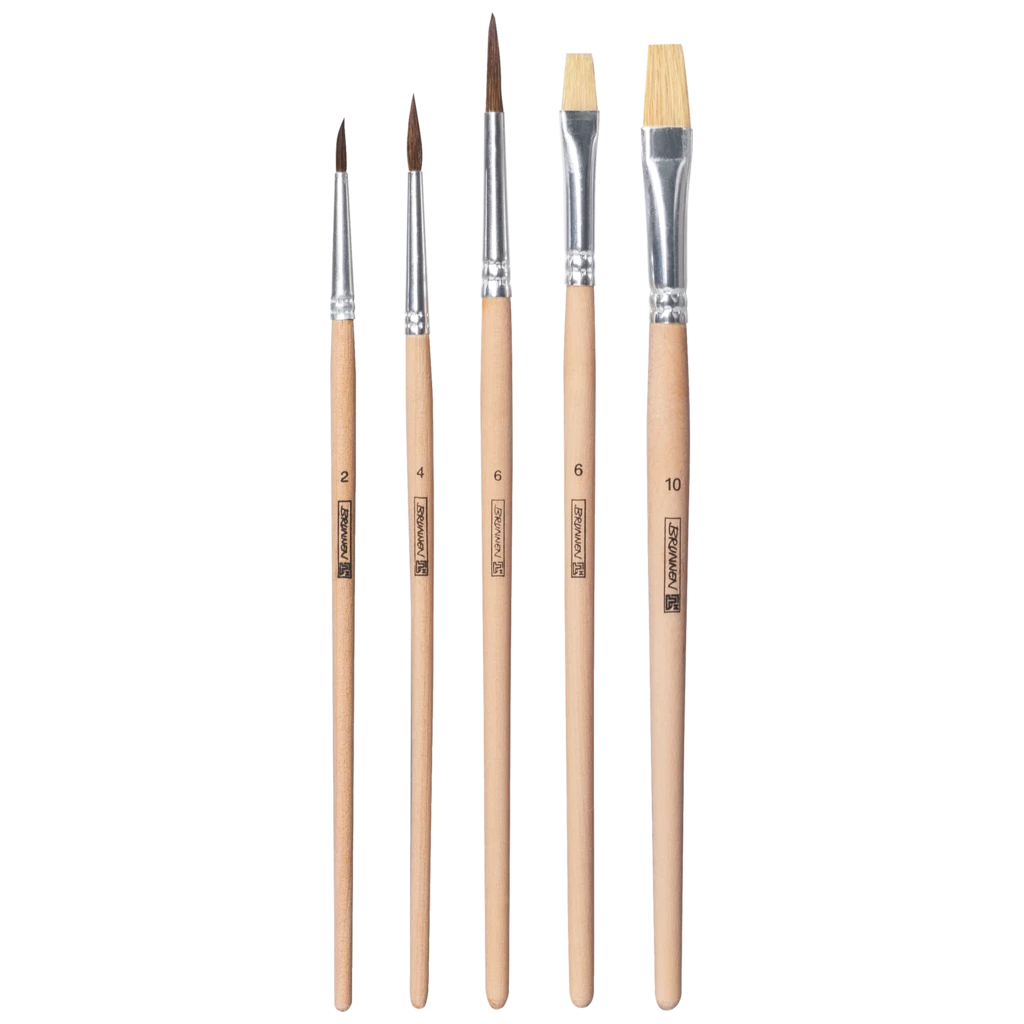 Schulpinsel-Set | 5 Pinsel