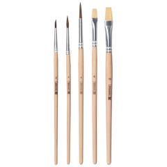 Schulpinsel-Set | 5 Pinsel