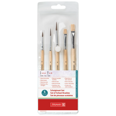Schulpinsel-Set | 5 Pinsel