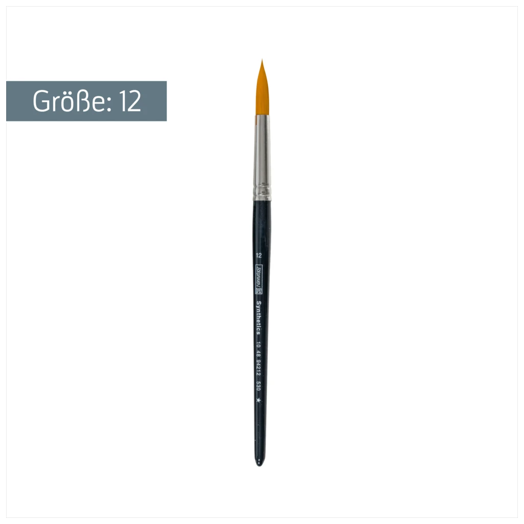 Kunsthaarpinsel „Synthetics“ rund | 12