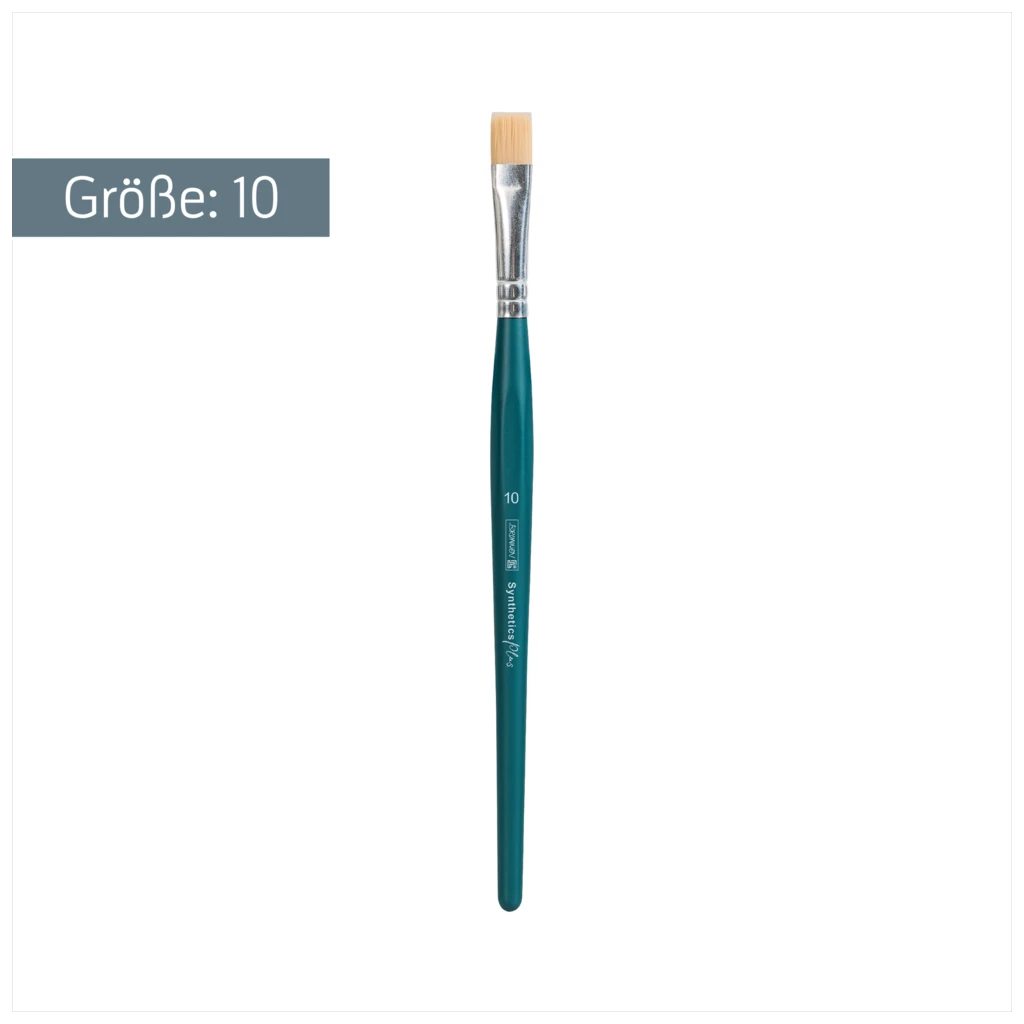 Kunsthaarpinsel „Synthetics Plus“ flach | 10