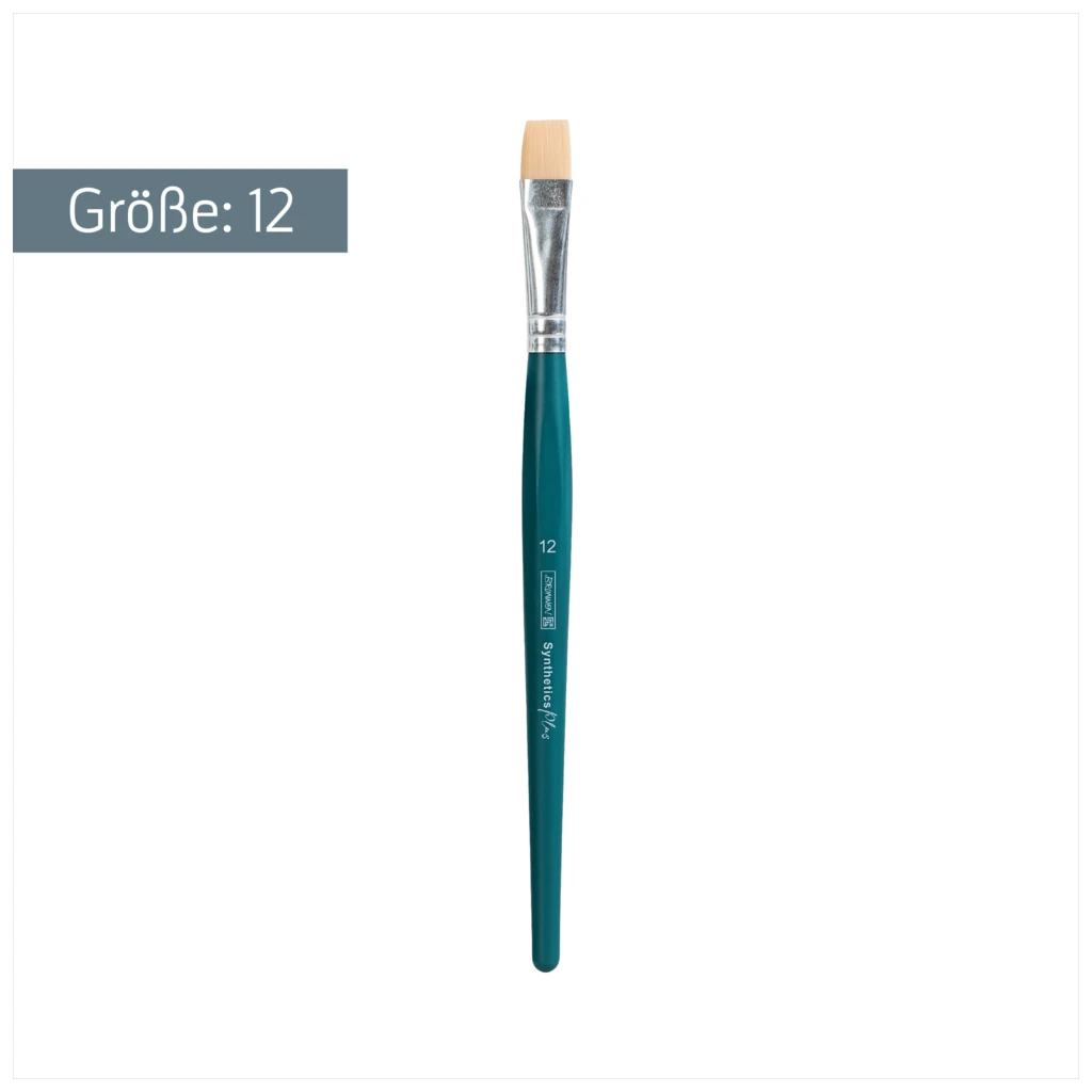 Kunsthaarpinsel „Synthetics Plus“ flach | 12