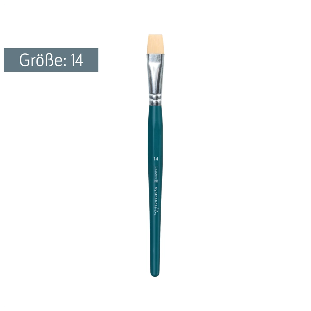 Kunsthaarpinsel „Synthetics Plus“ flach | 14