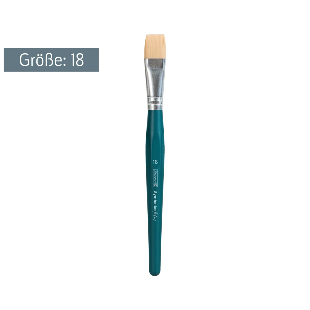 Kunsthaarpinsel „Synthetics Plus“ flach | 18