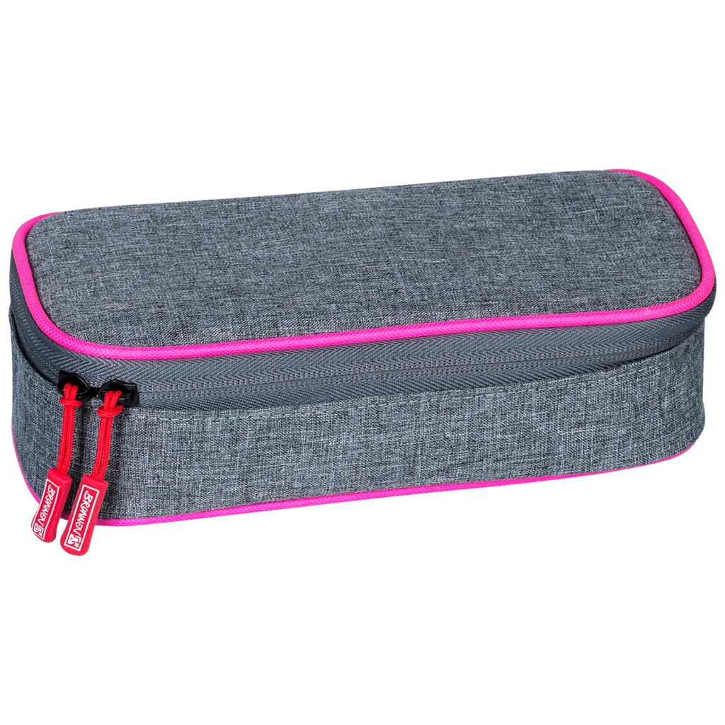 Schlampermäppchen „Stone“ | 1 Klappe(n), neonpink