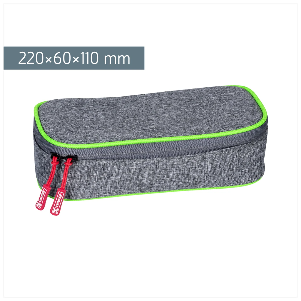 Schlampermäppchen „Stone“ | 1 Klappe(n), neongrün