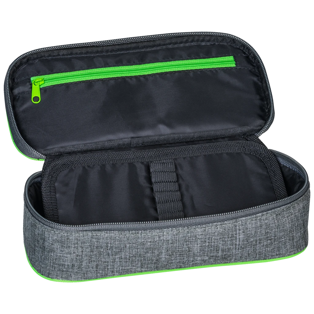 Schlampermäppchen „Stone“ | 1 Klappe(n), neongrün