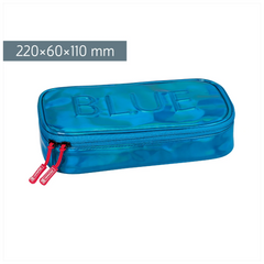 Schlampermäppchen „Electric“ | 1 Klappe(n), blue