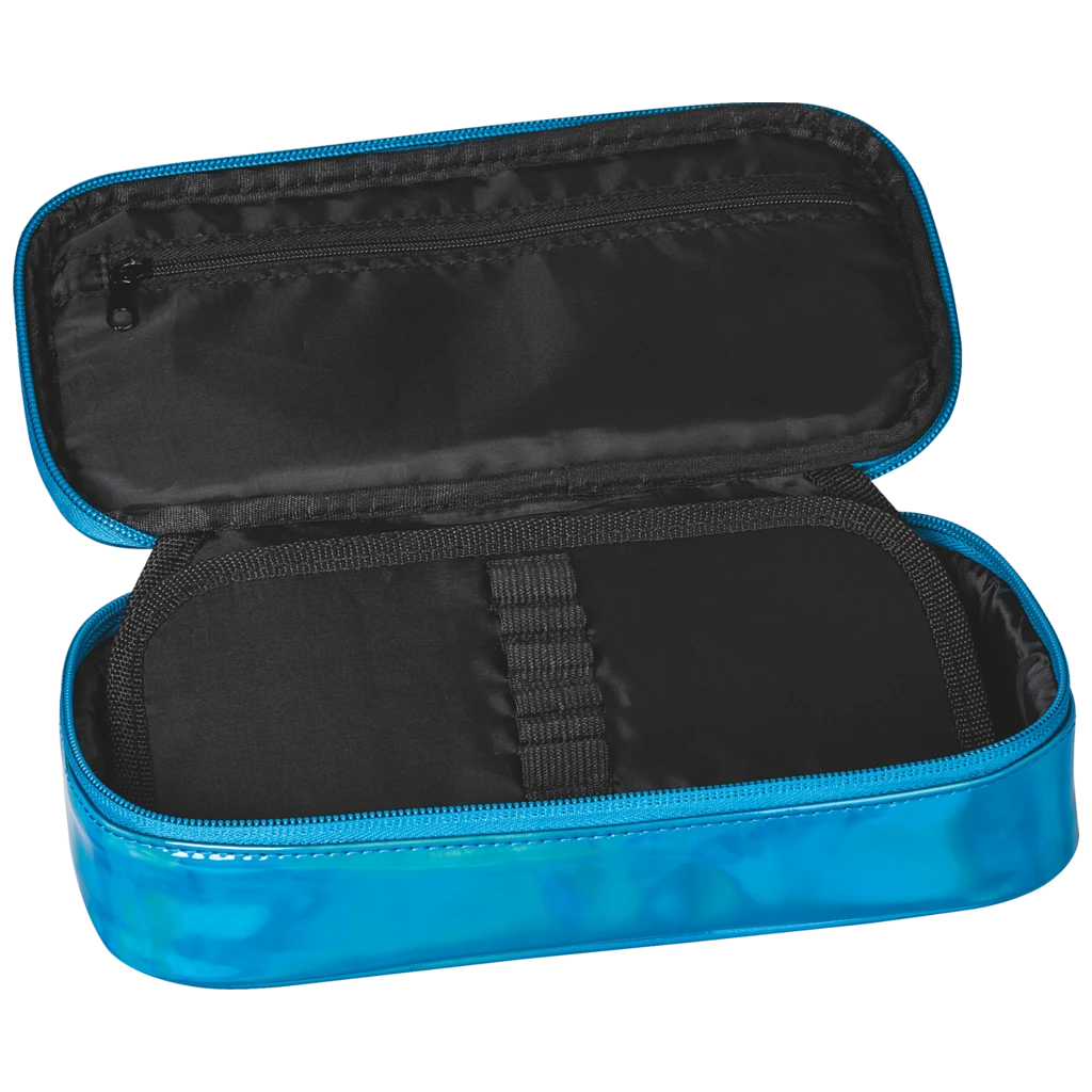 Schlampermäppchen „Electric“ | 1 Klappe(n), blue