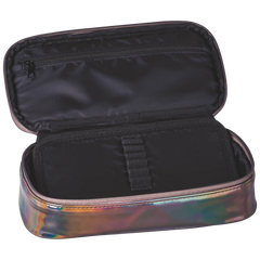 Schlampermäppchen „Electric“ | 1 Klappe(n), dunkellila