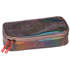 Schlampermäppchen „Electric“ | 1 Klappe(n), dunkellila