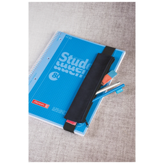 Schlampermäppchen Colour Code mit Gummiband | onyx