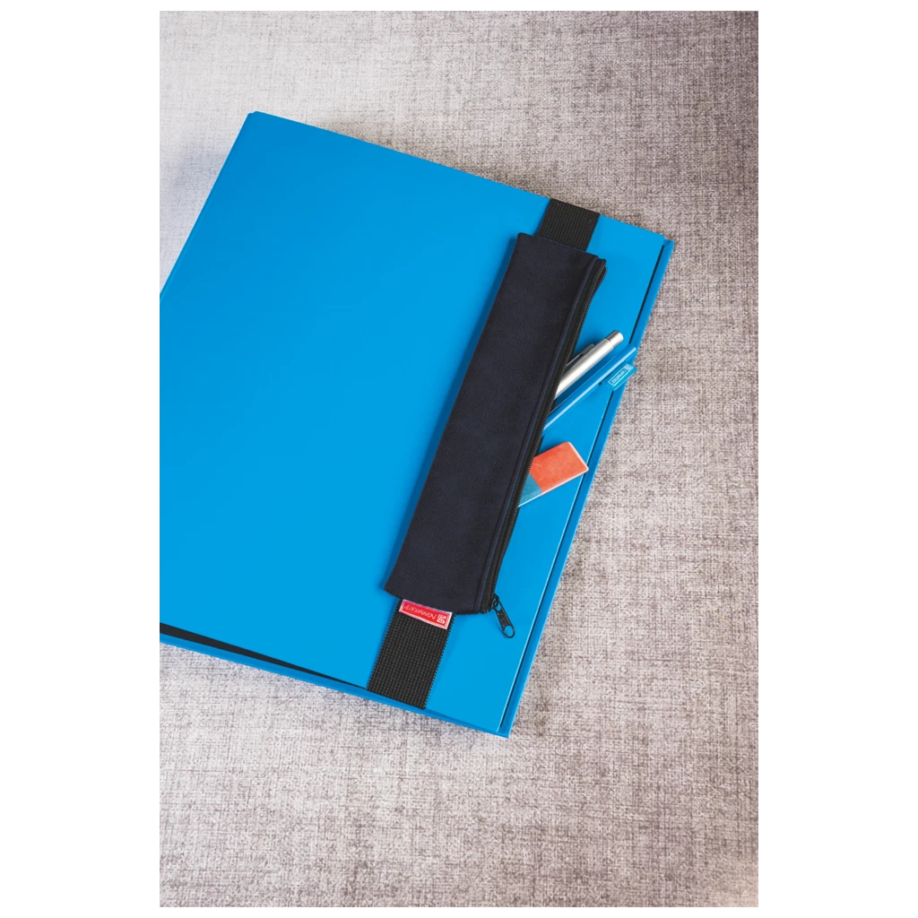 Schlampermäppchen Colour Code mit Gummiband | onyx