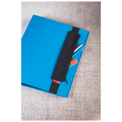 Schlampermäppchen Colour Code mit Gummiband | onyx