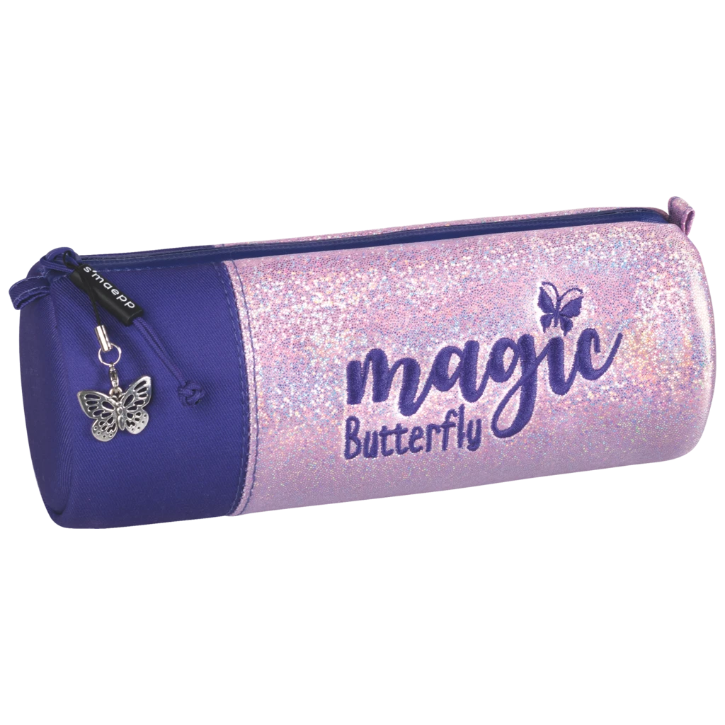 Schlampermäppchen s'maepp M Magic Butterfly | rosarot/lila