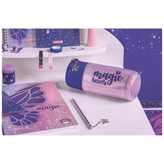Schlampermäppchen s'maepp M Magic Butterfly | rosarot/lila