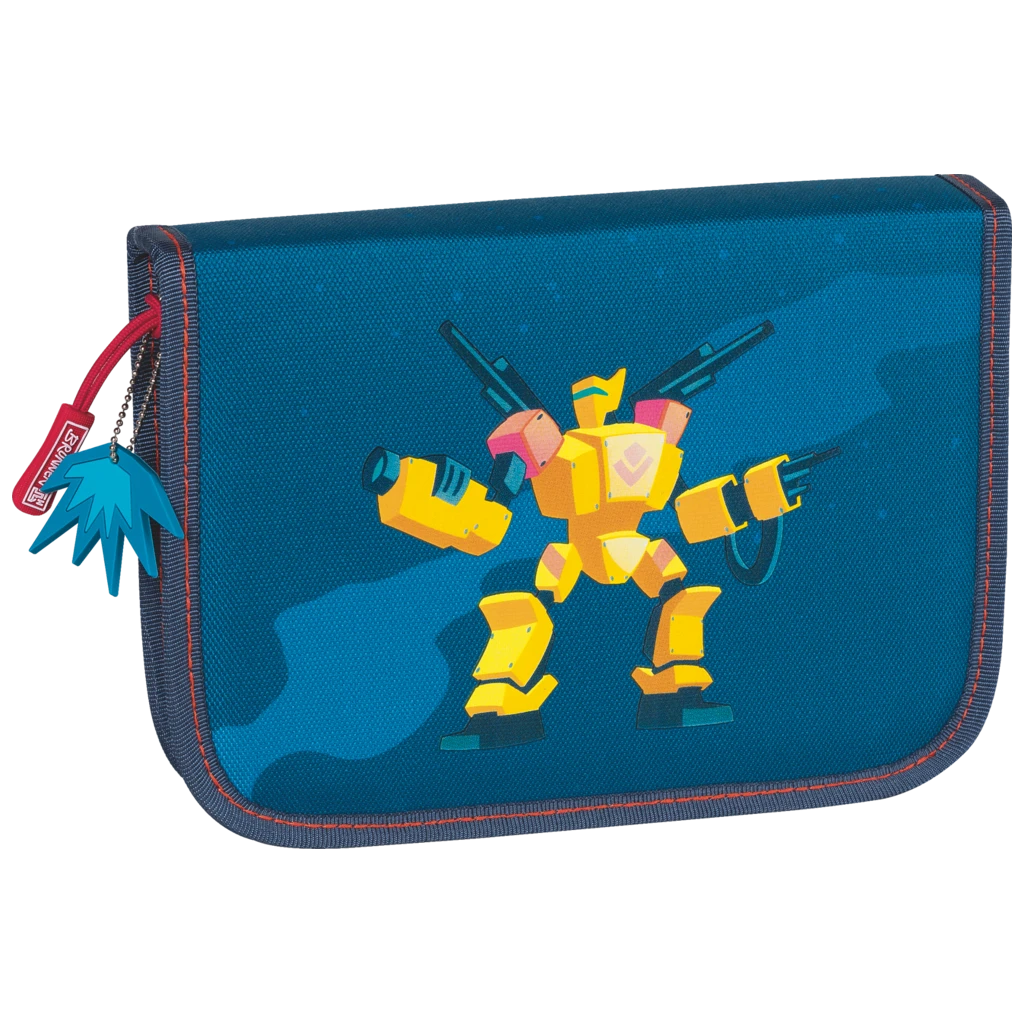 Federmäppchen „Transformer“ | 2 Klappe(n), blau