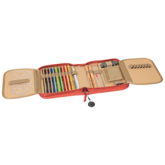 Federmäppchen „Panther“ Safari World | 2 Klappe(n), braun