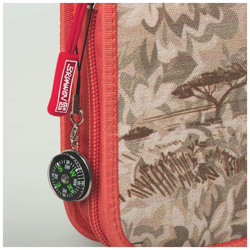 Federmäppchen „Panther“ Safari World | 2 Klappe(n), braun