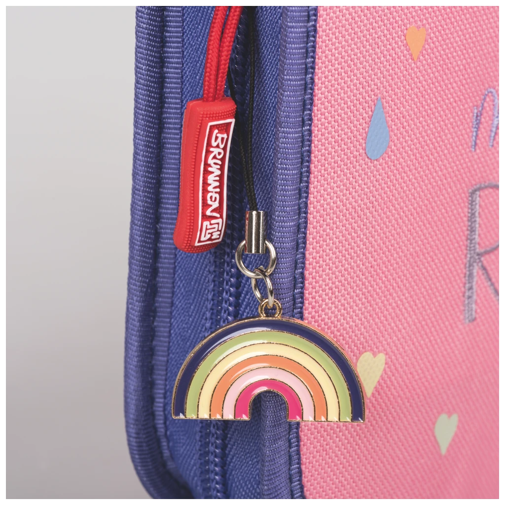 Federmäppchen Magic Rainbow | 2 Klappe(n), rosa