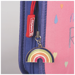 Federmäppchen Magic Rainbow | 2 Klappe(n), rosa