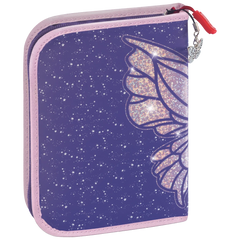 Federmäppchen Magic Butterfly | 2 Klappe(n), rosarot/lila