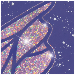 Federmäppchen Magic Butterfly | 2 Klappe(n), rosarot/lila