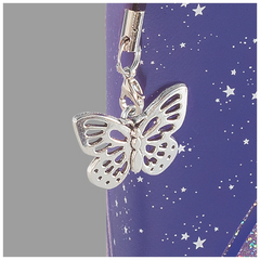 Federmäppchen Magic Butterfly | 2 Klappe(n), rosarot/lila