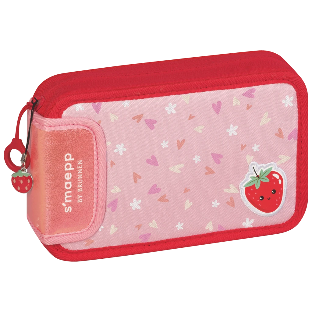 Federmäppchen s'maepp Fruity Love | rosa/rot