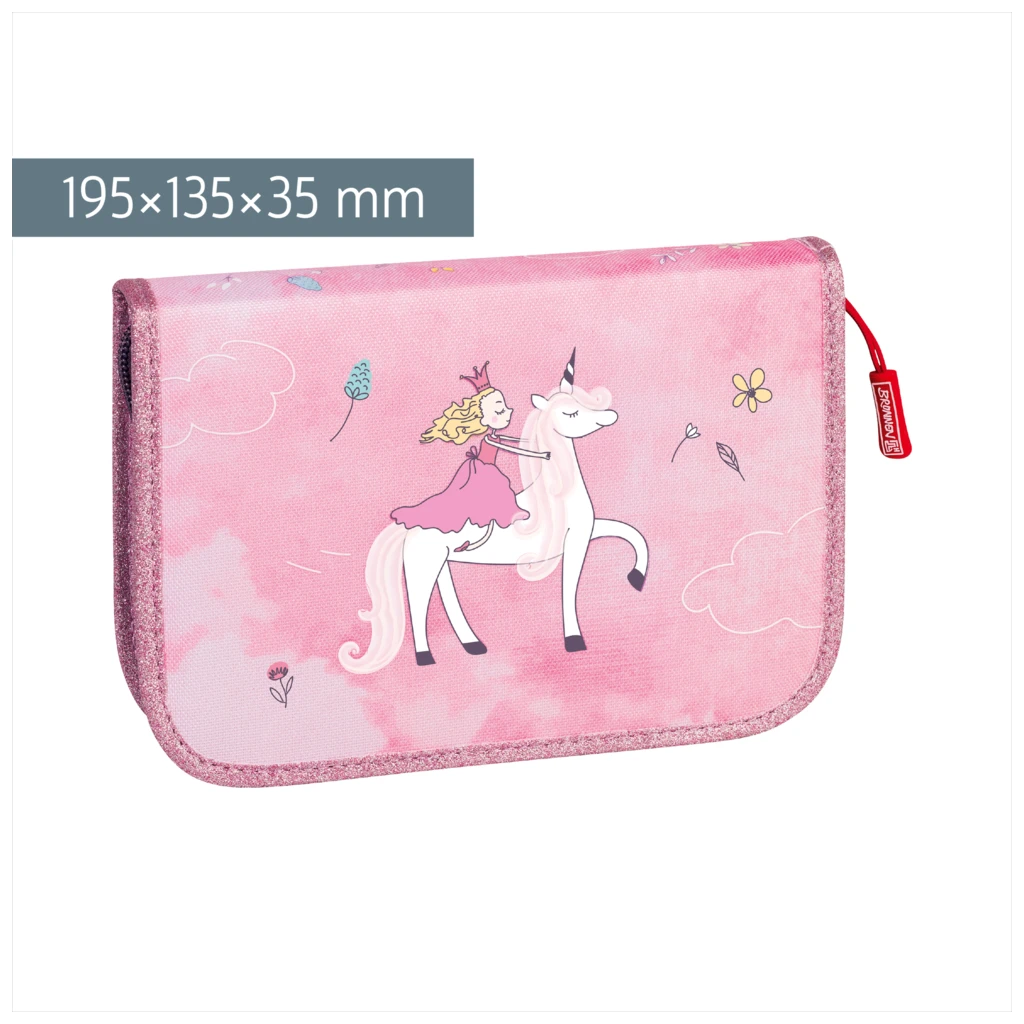 Federmäppchen Unicorn Princess | 2 Klappe(n), rosa