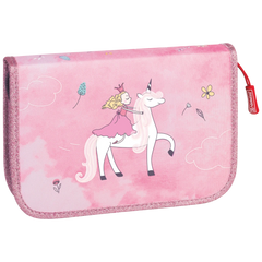 Federmäppchen Unicorn Princess | 2 Klappe(n), rosa