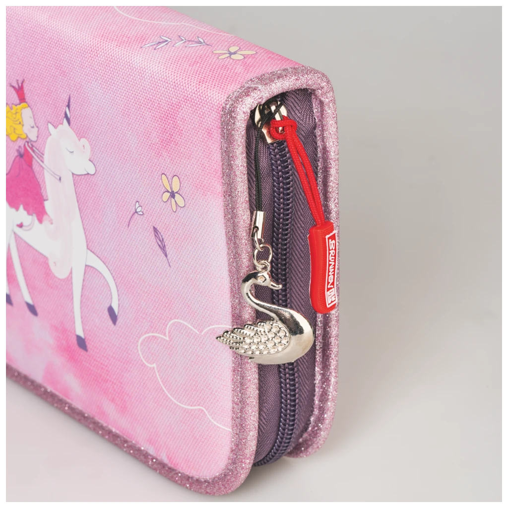 Federmäppchen Unicorn Princess | 2 Klappe(n), rosa