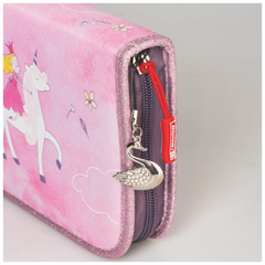 Federmäppchen Unicorn Princess | 2 Klappe(n), rosa
