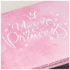 Federmäppchen Unicorn Princess | 2 Klappe(n), rosa