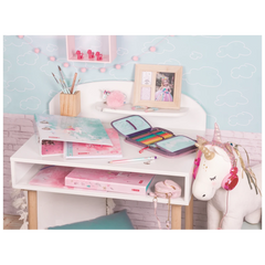Federmäppchen Unicorn Princess | 2 Klappe(n), rosa