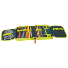 Federmäppchen Drago | 2 Klappe(n), schwarz