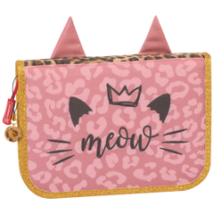 Federmäppchen Sweet Wild Cat | 2 Klappe(n), rosa